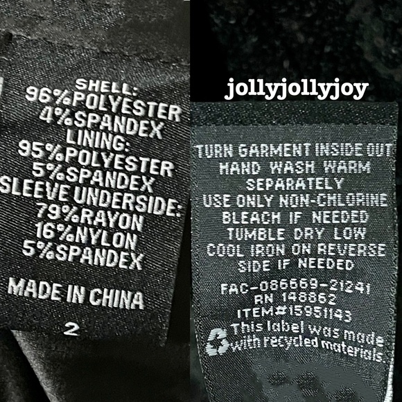 Torrid Sylvia Mollie Longline Sequin Black Blazer 2X - Picture 11 of 14